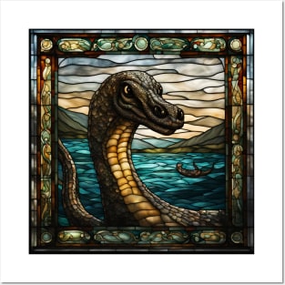 Nessie Stained Glass Posters and Art